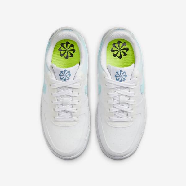 Kids' Nike Air Force 1 Crater Older Sneakers White / Blue | NK841GRM