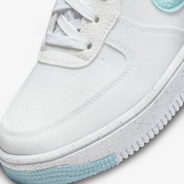 Kids' Nike Air Force 1 Crater Older Sneakers White / Blue | NK841GRM