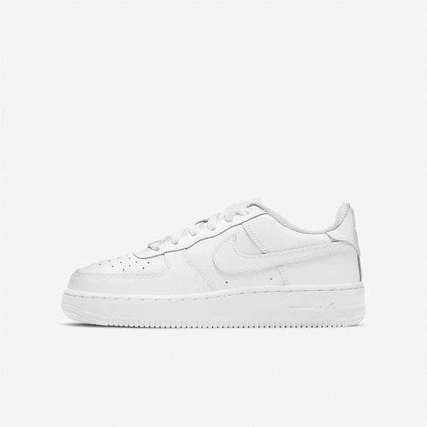 Kids\' Nike Air Force 1 LE Older Sneakers White | NK503YJG