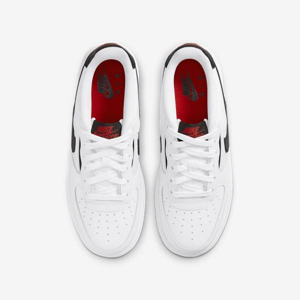 Kids' Nike Air Force 1 LV8 Older Sneakers White / Red / White / Black | NK241UVW