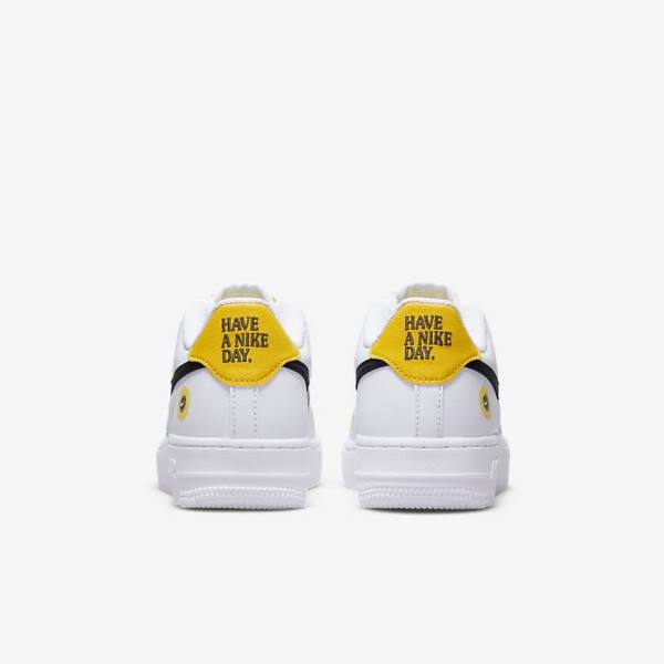 Kids' Nike Air Force 1 LV8 Older Sneakers White / Black | NK491IWH