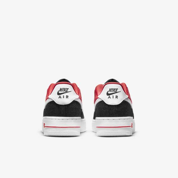 Kids' Nike Air Force 1 LV8 Older Sneakers White / Navy / Red / White | NK581UTN