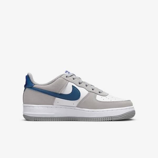 Kids' Nike Air Force 1 LV8 Older Sneakers Light Grey / White / Light Grey | NK847BGI