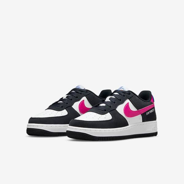 Kids' Nike Air Force 1 LV8 Older Sneakers White / Pink | NK905XQY