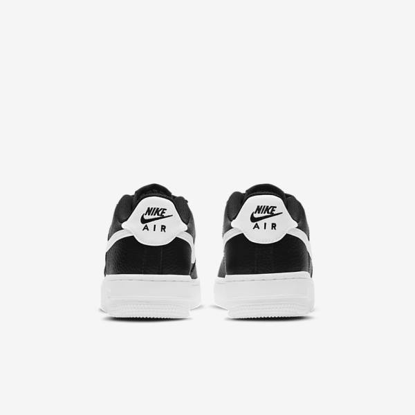 Kids' Nike Air Force 1 Older Sneakers Black / White | NK270MBD