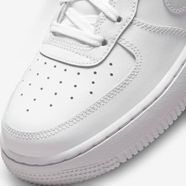 Kids' Nike Air Force 1 Older Sneakers White | NK297GJS