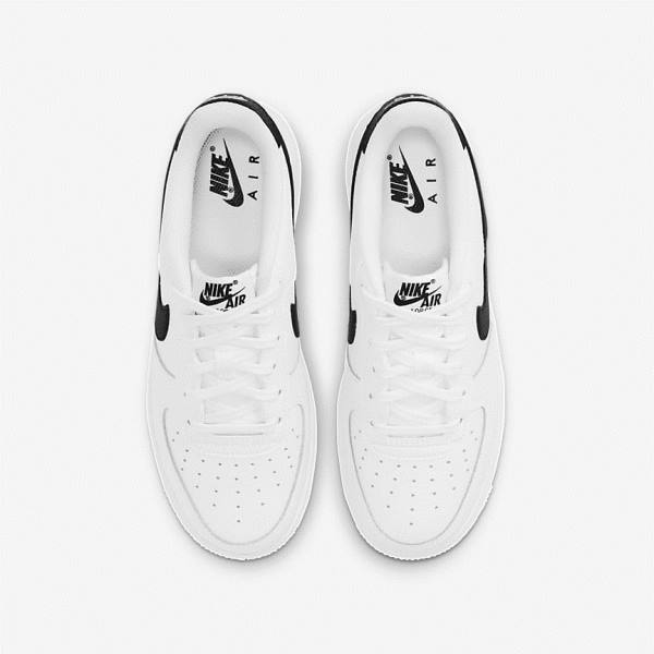 Kids' Nike Air Force 1 Older Sneakers White / Black | NK521XVH