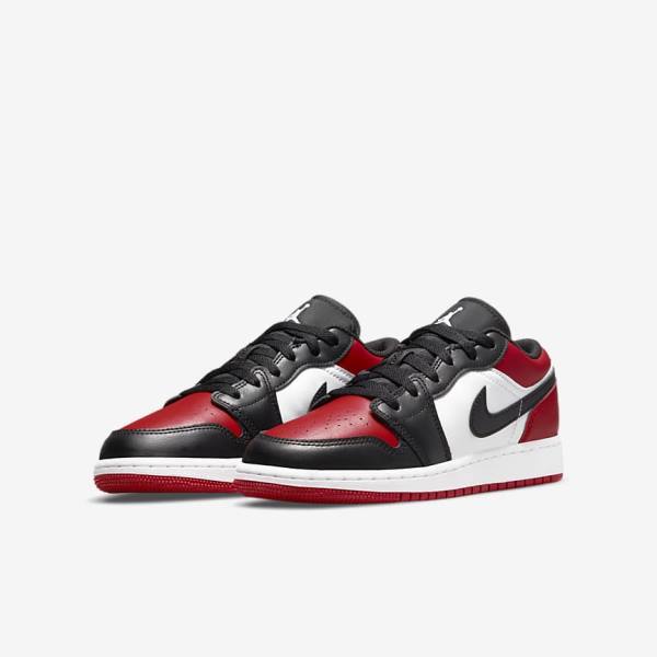 Kids' Nike Air Jordan 1 Low Older Sneakers Red / Black / White | NK016TWH