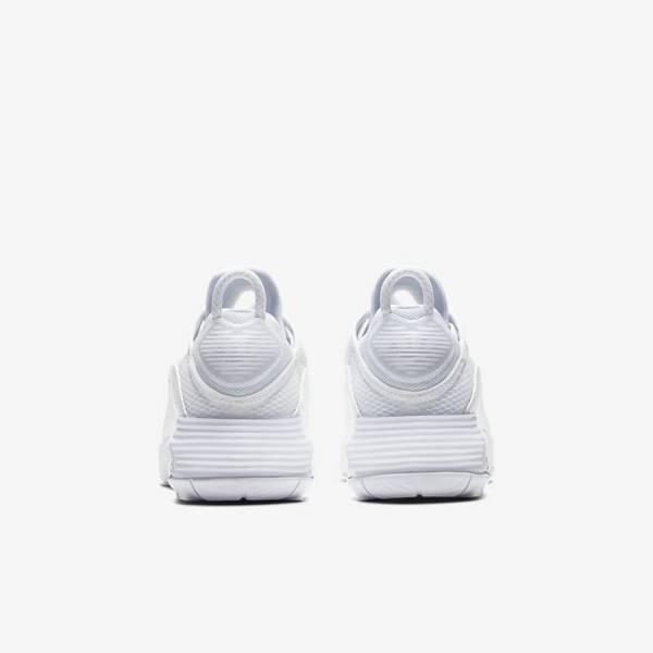 Kids' Nike Air Max 2090 Older Sneakers White / Grey / White | NK945GTH