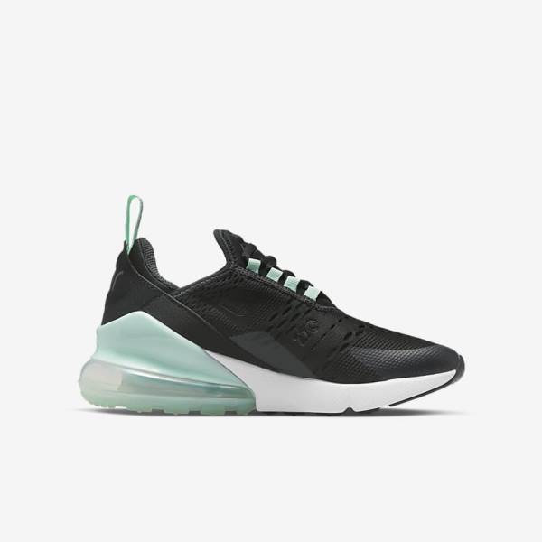 Kids' Nike Air Max 270 Older Sneakers White / Mint / Black | NK927ZAE