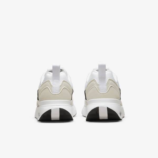 Kids' Nike Air Max Dawn Older Sneakers White / Light Beige / Black | NK879IMP