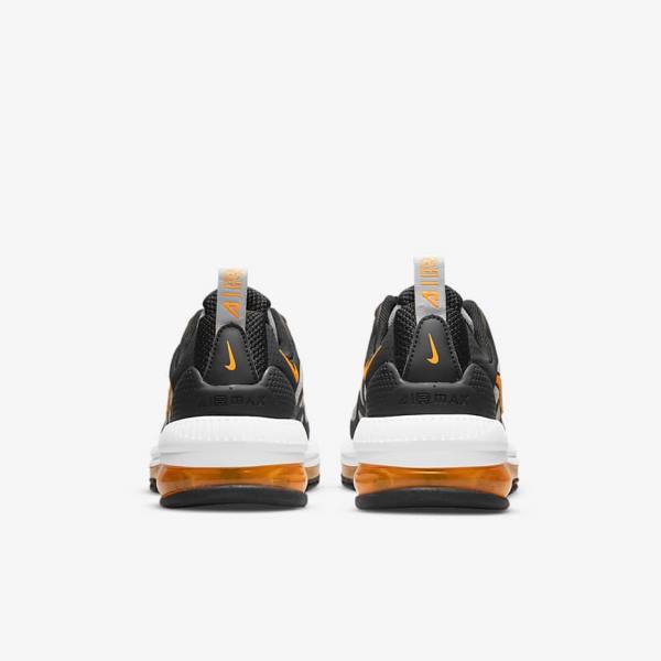 Kids' Nike Air Max Genome Older Sneakers Black / Grey / White / Orange | NK518RSA