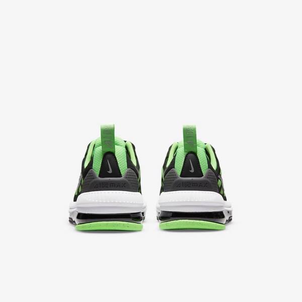 Kids' Nike Air Max Genome Older Sneakers Black / Grey / Green | NK924IVT