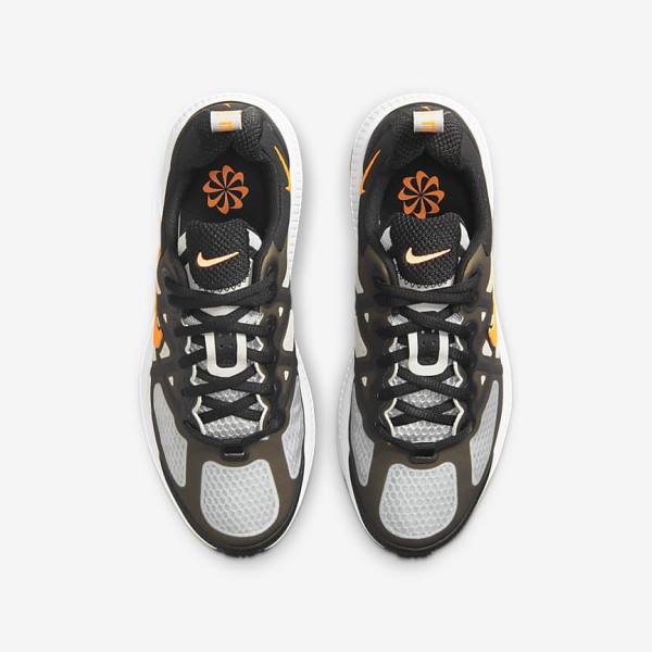 Kids' Nike Air Max Genome Older Walking Shoes Black / Grey / White / Orange | NK486YNR