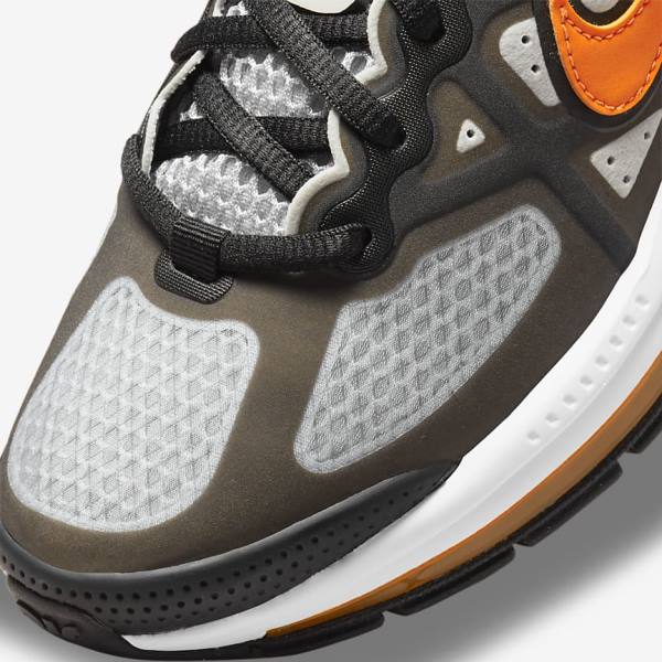 Kids' Nike Air Max Genome Older Walking Shoes Black / Grey / White / Orange | NK486YNR