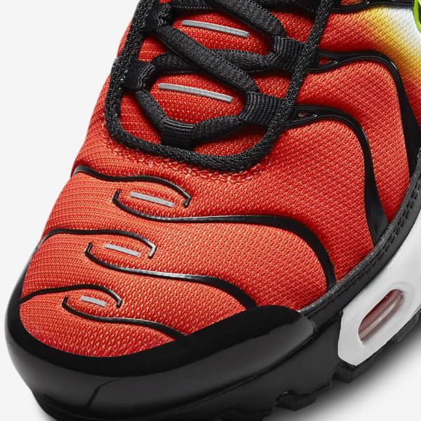 Kids' Nike Air Max Plus Older Sneakers Orange / Gold / Black | NK713EVD