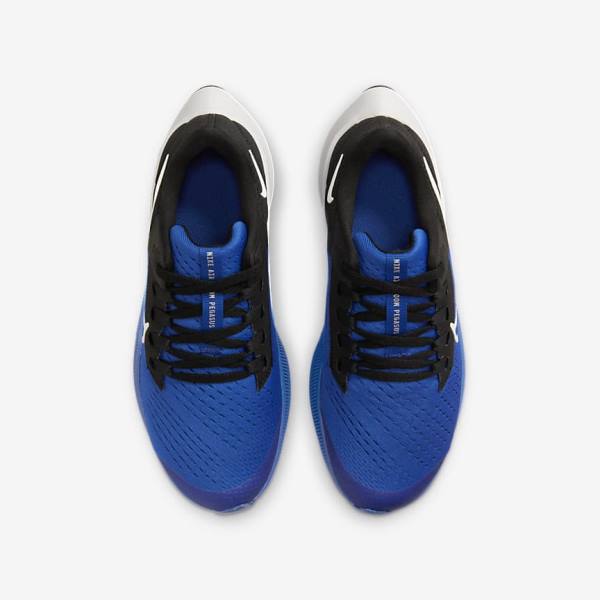 Kids' Nike Air Zoom Pegasus 38 Older Road Running Shoes Royal / Black / White | NK728UKS