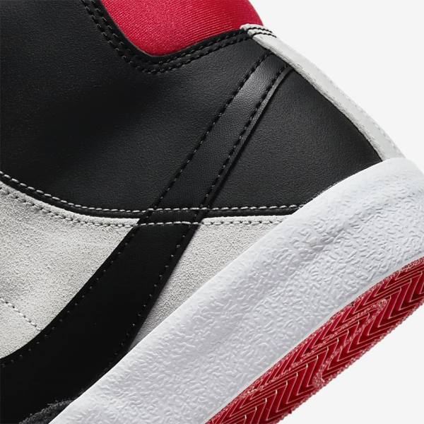 Kids' Nike Blazer Mid 77 SE Dance Older Sneakers White / Red / Light Grey / Black | NK042CBP