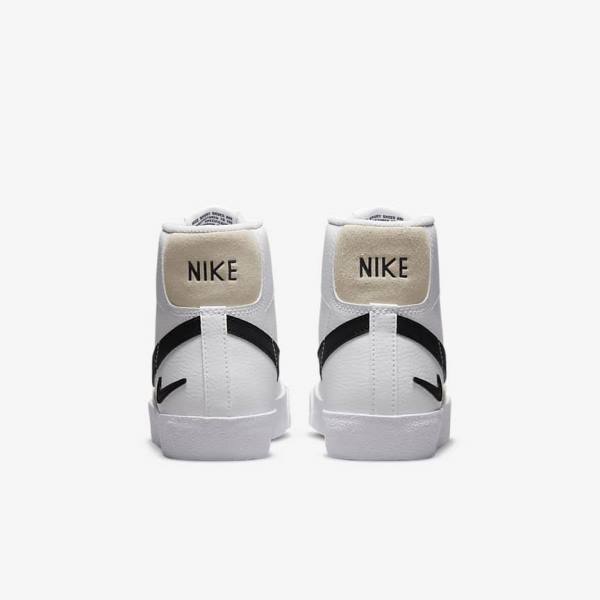 Kids' Nike Blazer Older Sneakers White / Black | NK704IVL