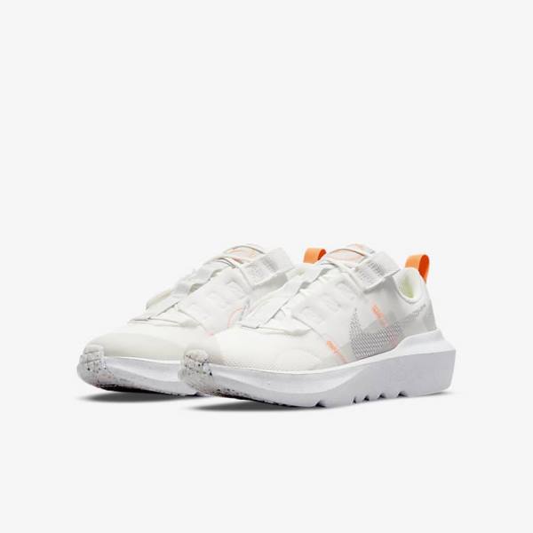 Kids' Nike Crater Impact Older Running Shoes White | NK362QFH