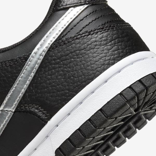 Kids' Nike Dunk Low Older Sneakers Black / Grey / White | NK529CGT