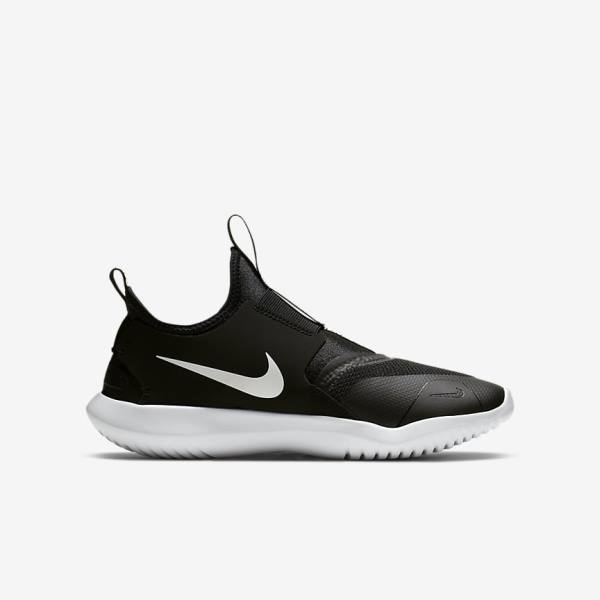 Kids' Nike Flex Runner Older Running Shoes Black / White | NK486AEP