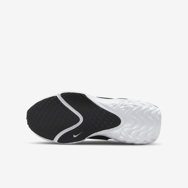 Kids' Nike Flow Older Road Running Shoes Black / White / Grey | NK309IZP