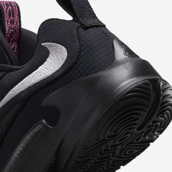 Kids' Nike Freak 3 Older Basketball Shoes Black / Grey / Pink / Metal Silver | NK349AFS