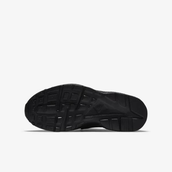 Kids' Nike Huarache Run Older Sneakers Black | NK684ORS