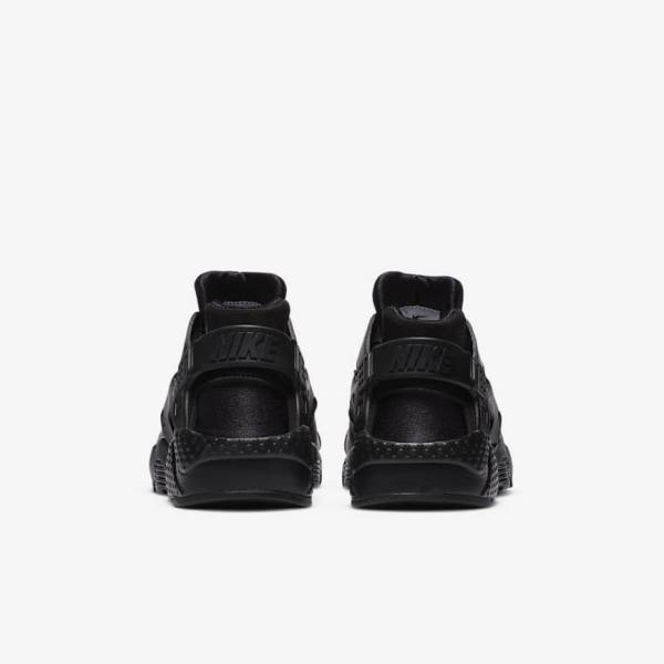 Kids' Nike Huarache Run Older Sneakers Black | NK684ORS