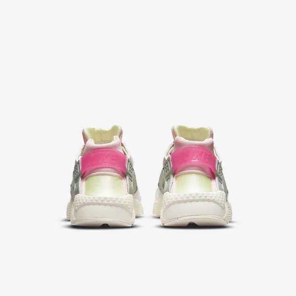 Kids' Nike Huarache Run Older Sneakers White | NK629POC