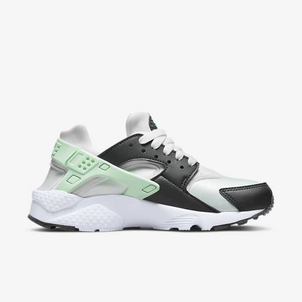 Kids' Nike Huarache Run Older Sneakers White / Mint | NK712BZR