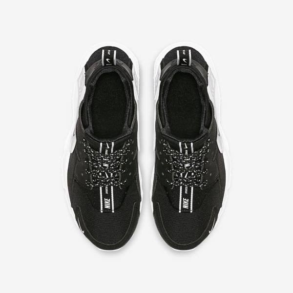 Kids' Nike Huarache SE Older Sneakers Black / White | NK290SVE