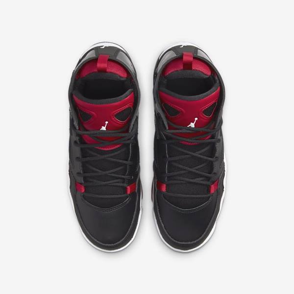 Kids' Nike Jordan Flight Club 91 Older Sneakers Black / Red / White | NK918JQV