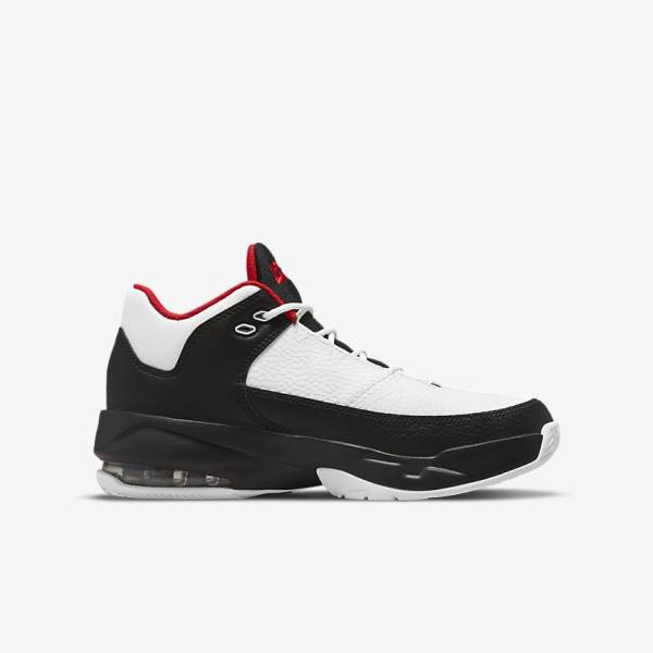 Kids' Nike Jordan Max Aura 3 Older Sneakers White / Black / Red | NK305XRS