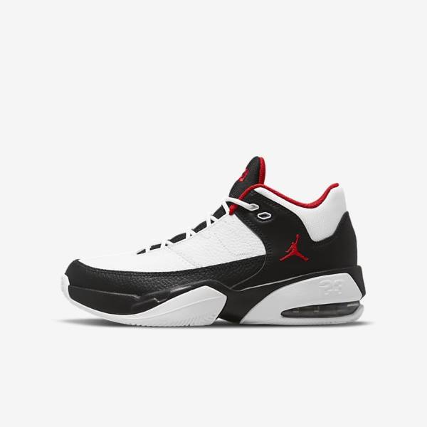 Kids\' Nike Jordan Max Aura 3 Older Sneakers White / Black / Red | NK305XRS