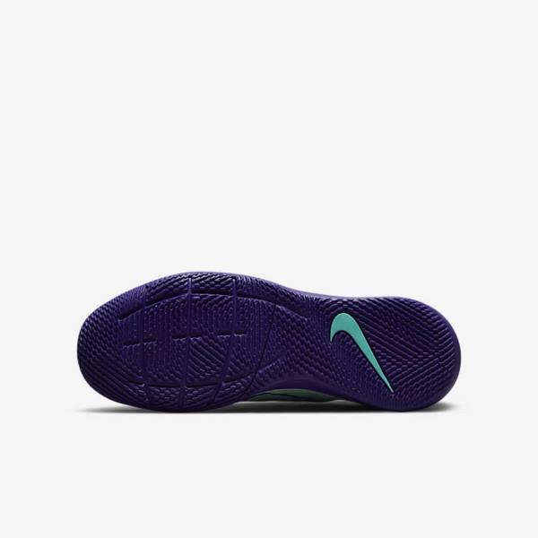 Kids' Nike Jr. Mercurial Dream Speed Superfly 8 Academy IC Indoor Court Football Shoes Green / Purple / Green | NK586WBS