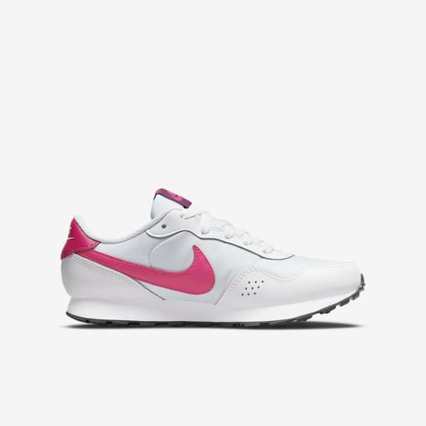 Kids' Nike MD Valiant Older Sneakers Platinum / Dark Grey / Pink | NK146LIR