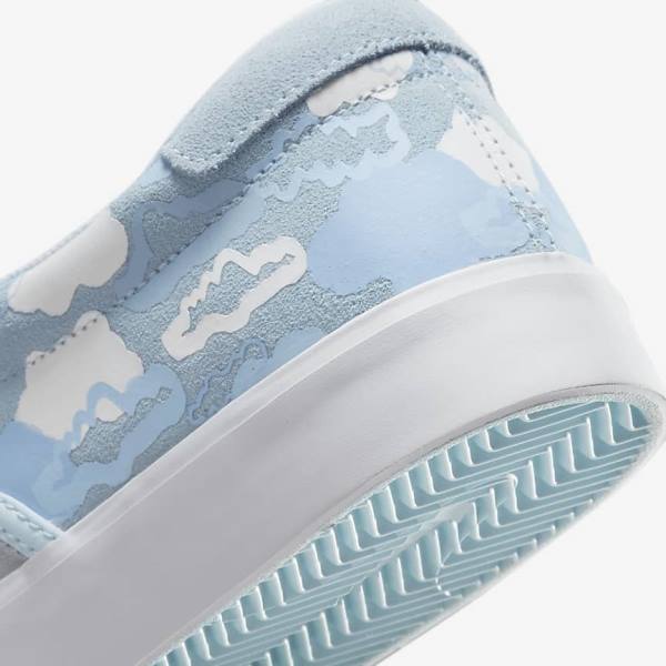 Kids' Nike SB Zoom Verona Slip x Rayssa Leal Skate Shoes Blue / White / Blue | NK189NSV