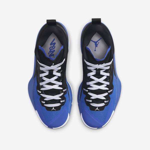 Kids' Nike Zion 1 Older Basketball Shoes Black / Royal / White | NK107IXF