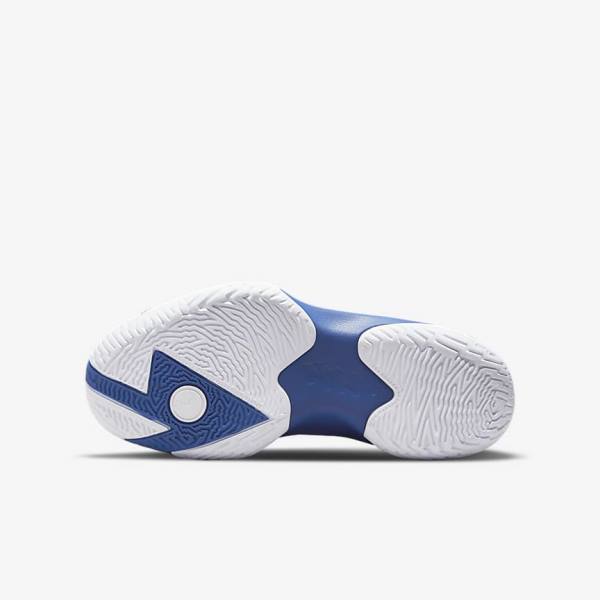 Kids' Nike Zion 1 Older Jordan Shoes Black / Royal / White | NK859NBR