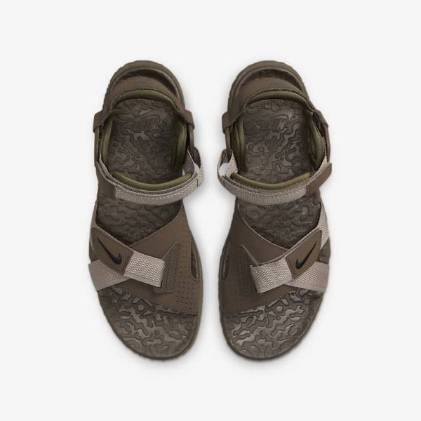 Men's Nike ACG Air Deschutz Sandals Khaki / Black | NK605QSI