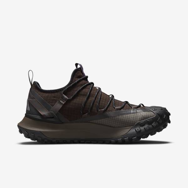 Men's Nike ACG Mountain Fly Low Sneakers Brown / Black | NK052JVX