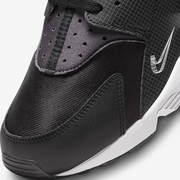 Men's Nike Air Huarache Sneakers Black / Orange / Grey / White | NK604WID