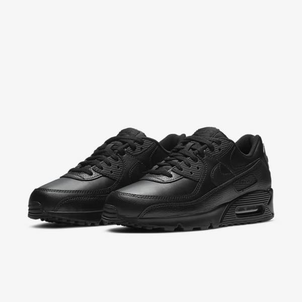 Men's Nike Air Max 90 LTR Sneakers Black | NK245PLS