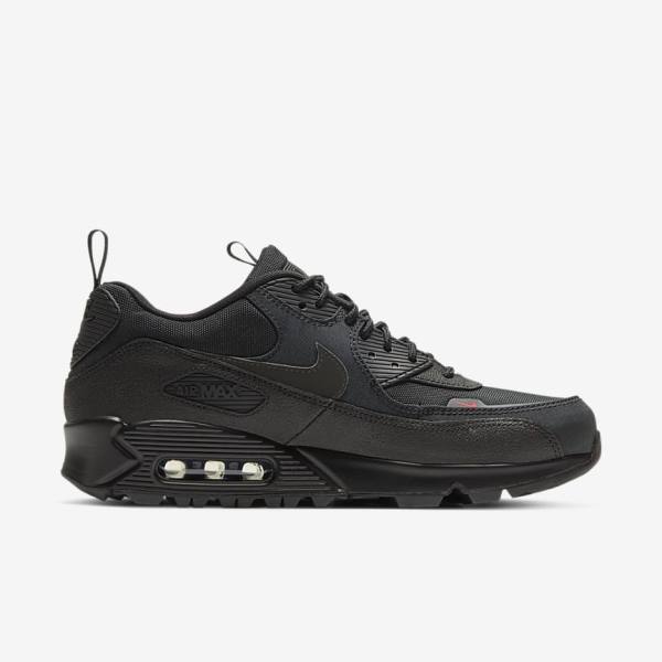 Men's Nike Air Max 90 Surplus Sneakers Black | NK093JBZ