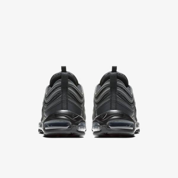 Men's Nike Air Max 97 Sneakers Black / White | NK725KFR