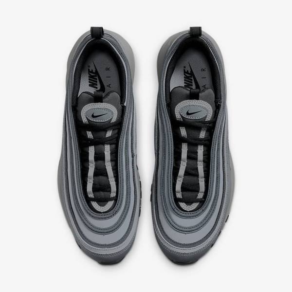 Men's Nike Air Max 97 Sneakers Grey / Dark Grey / Black | NK107OKD