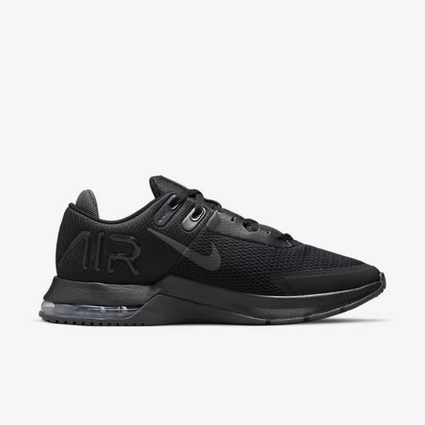 Men's Nike Air Max Alpha Trainer 4 Training Shoes Black / Dark Grey | NK807HAX