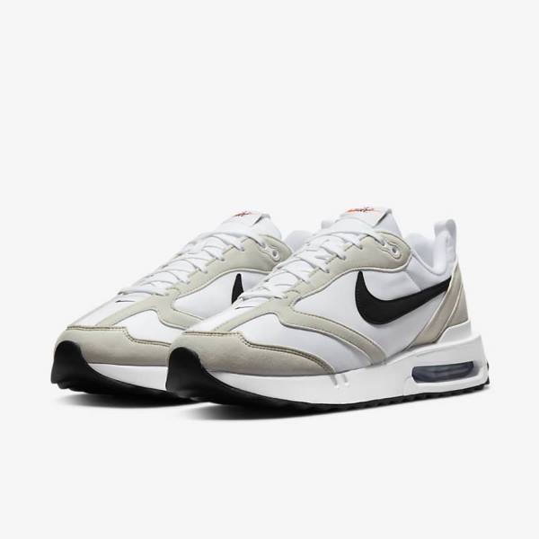 Men's Nike Air Max Dawn Sneakers White / Light Beige / Black | NK314MUK